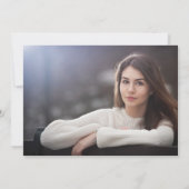 Invitation de la partie de l'école de droit (Dos)