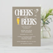 Invitation de la partie de l'engagement à la bière (Debout devant)