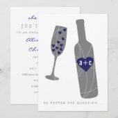 Invitation de la partie de l'engagement à la quest (Devant / Derrière)
