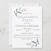 Invitation de la partie de l'engagement Botanique (Devant)