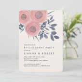 Invitation de la partie de l'engagement de Blush P (Debout devant)