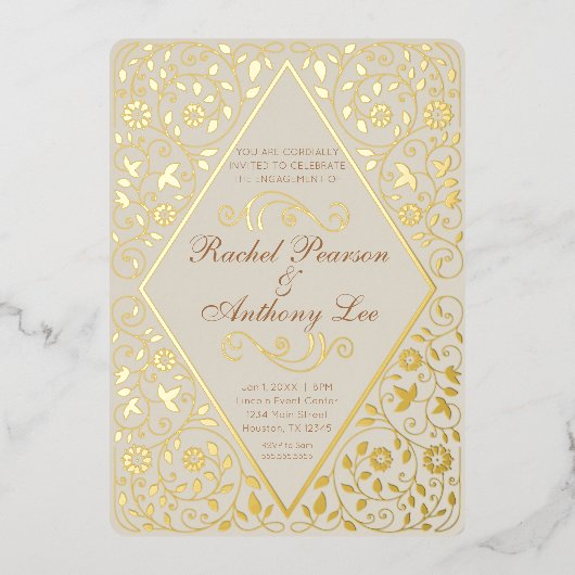 Invitation de la partie de l'engagement de l'organ (Recto)