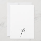 Invitation de la partie de l'engagement de main mo (Dos)