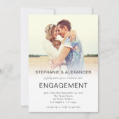 Invitation de la partie de l'engagement de reporta (Devant)