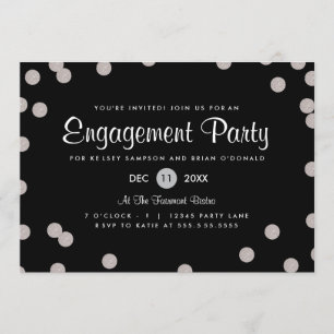 Invitation de la partie de l'engagement en pointes