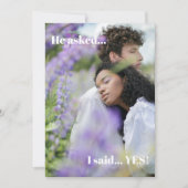 Invitation de la partie de l'engagement photo viol (Devant)