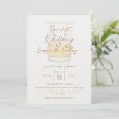 Invitation de la partie de Mariage Whiskey (Debout devant)