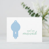 Invitation de la partie de ménage de la porte bleu (Debout devant)