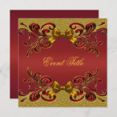 Invitation de la partie de nouvelle année (Devant / Derrière)