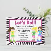 Invitation de la partie de patinage (Debout devant)