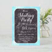 Invitation de la partie de patinage artistique (Debout devant)