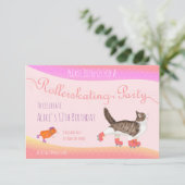 Invitation de la partie de patinage de cobaye de c (Debout devant)