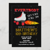 Invitation de la partie de patinage, Invitation de (Devant / Derrière)