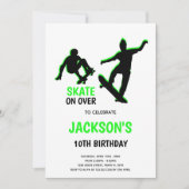 Invitation de la partie de patinage pour garçons m (Devant)