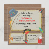 Invitation de la partie de pêche (Devant / Derrière)