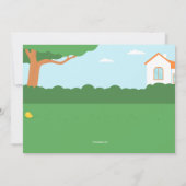 Invitation de la partie de peinture extérieure (Dos)