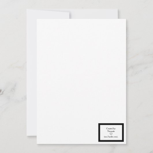 Invitation de la partie de pool (Dos)