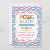 Invitation de la partie de pool (Devant)