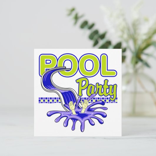 Invitation de la partie de pool (Debout devant)
