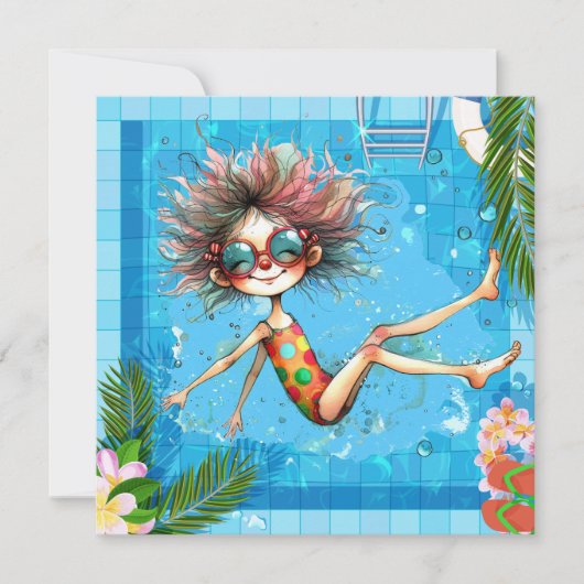 Invitation de la partie de pool (Devant)