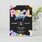 Invitation de la partie de pool (Debout devant)