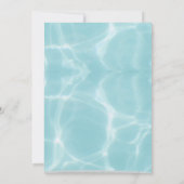 Invitation de la partie de pool (Dos)