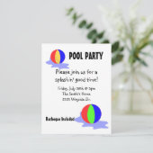 Invitation de la partie de pool (Debout devant)