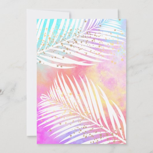 Invitation de la partie de pool | Pool Party Anniv (Dos)