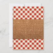 Invitation de la partie de prélèvement d'Apple (Dos)