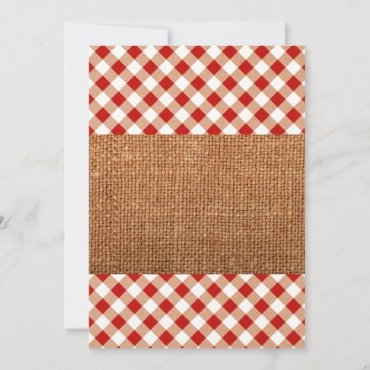 Invitation de la partie de prélèvement d'Apple (Dos)