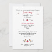 Invitation de la partie de réchauffement de la mai (Dos)