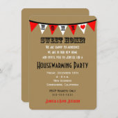 Invitation de la partie de réchauffement ménager (Devant / Derrière)