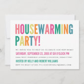 Invitation de la partie de réchauffement ménager d (Devant)