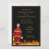 Invitation de la partie de retrait de la flamme de (Devant)