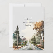 Invitation de la partie de retrait de la route Wat (Dos)