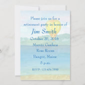 Invitation de la partie de retrait du ballon à air (Dos)