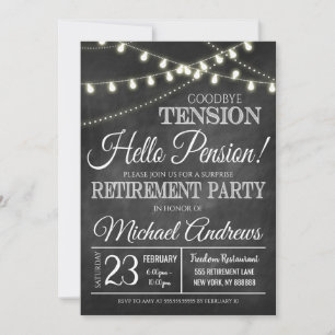 Invitation de la partie de retraite