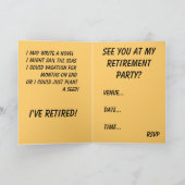 Invitation de la partie de retraite (Intérieur)