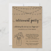 Invitation de la partie de retraite (Devant)