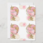 Invitation de la partie de retraite à thème Voyage (Dos)