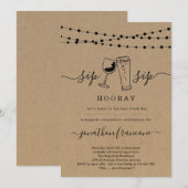 Invitation de la partie de retraite amusante surpr (Devant / Derrière)