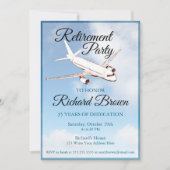 Invitation de la partie de retraite avec conceptio (Devant)