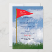 Invitation de la partie de retraite, club de golf/ (Dos)