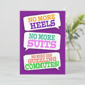 Invitation de la partie de retraite de bulle de te (Debout devant)