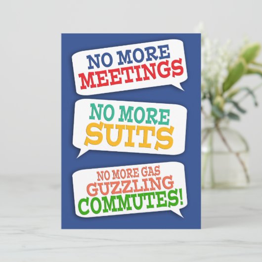 Invitation de la partie de retraite de bulle de te (Debout devant)