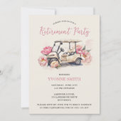 Invitation de la partie de retraite de golf pour f (Devant)