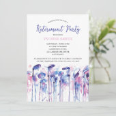 Invitation de la partie de retraite de golf pour f (Debout devant)