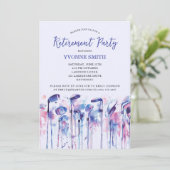 Invitation de la partie de retraite de golf pour f (Debout devant)