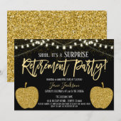 Invitation de la partie de retraite de l'enseignan (Devant / Derrière)
