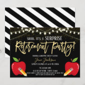 Invitation de la partie de retraite de l'enseignan (Devant / Derrière)